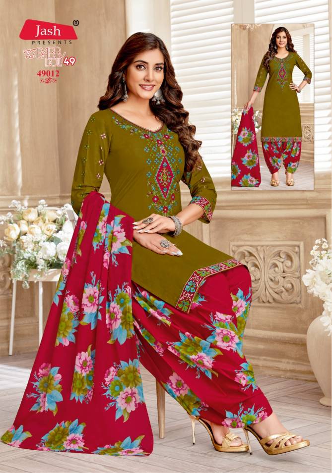 Baby Doll Vol 49 By Jash Printed Cotton Dress Material Wholesale Price In Surat
